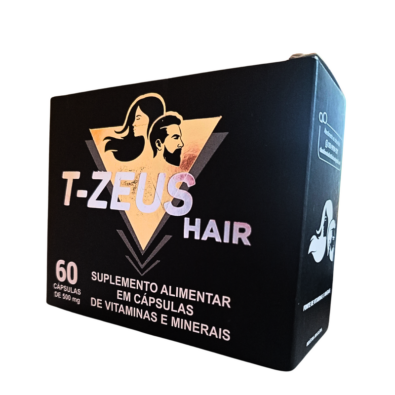 T-Zeus Hair - 60 Cápsulas (500mg)